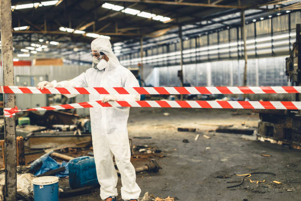 Professional Odor Removal technician working in Beeville, TX